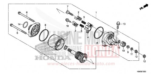 MOTEUR DE DEMARRAGE CRF250RL de 2020